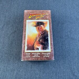 Indiana Jones Trilogy VHS Collector's Edition‎ Raiders Temple Crusade